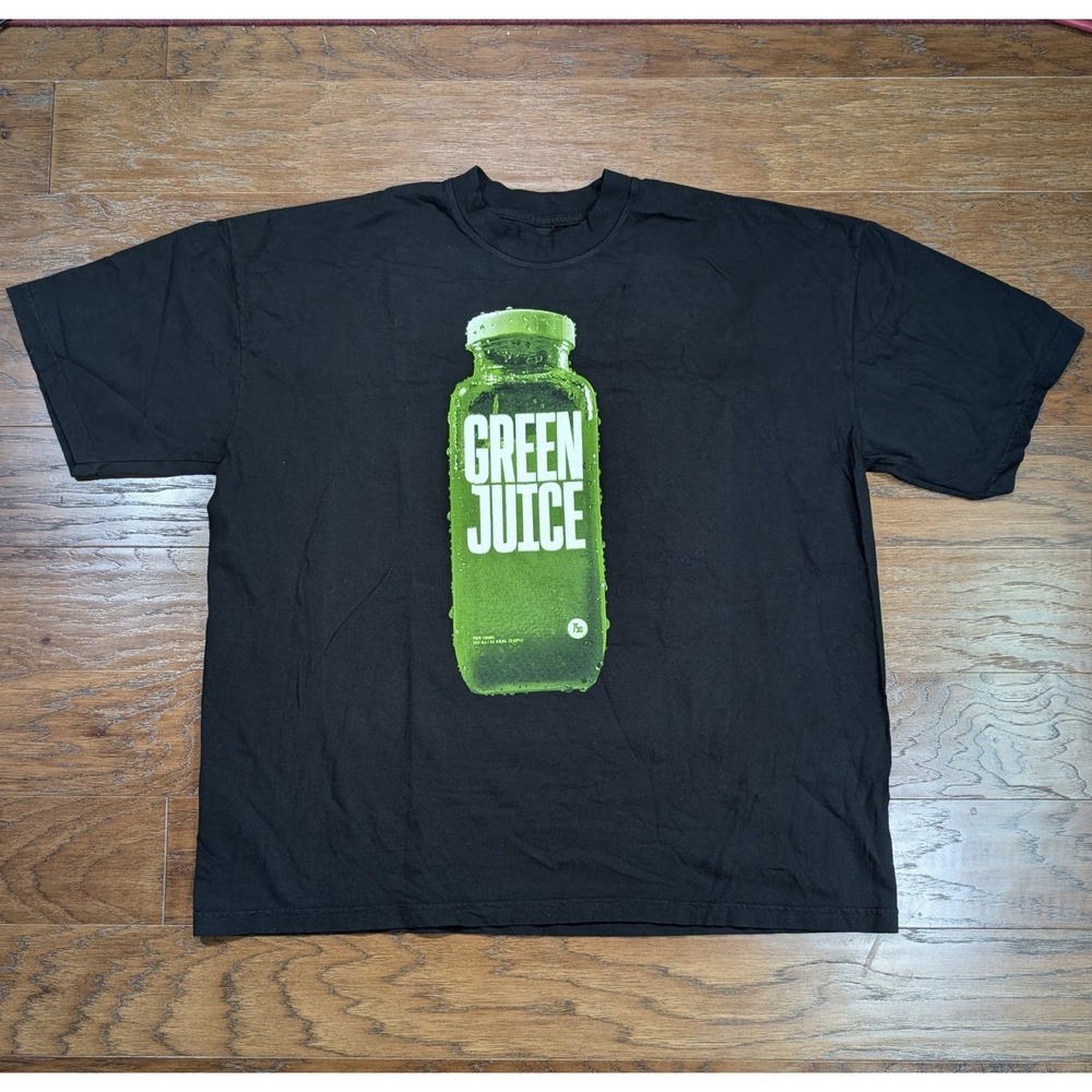 ASAP Ferg Green Juice Black Tee Shirt Size 2XL 26.5x29 NWOT ASAP Rocky
